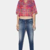 Medium Clean Wash Cool Girl Cropped Jeans