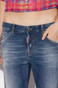 Medium Clean Wash Cool Girl Cropped Jeans