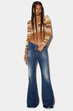 Medium Clean Wash Super Flare Jeans