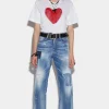 Medium Denim Patches Wash L.A. Jeans