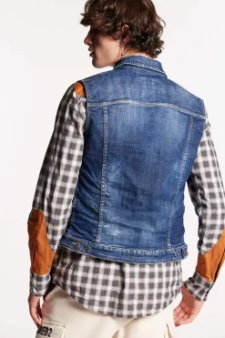Medium Red Spots Wash Dan Jean Vest