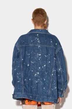 Medium Sea Salt Wash Over Jean Jacket