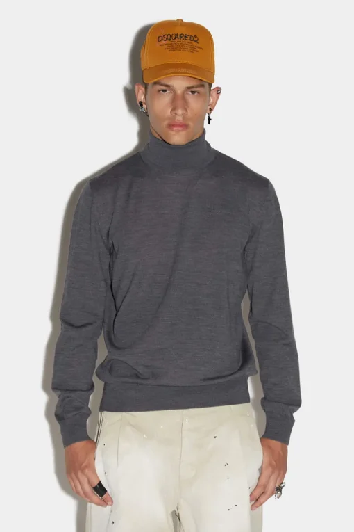 Neon Turtleneck Knit