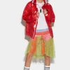 Panneled Mini Skirt