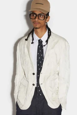 Patchwork Super Relax Shoulder Jacket