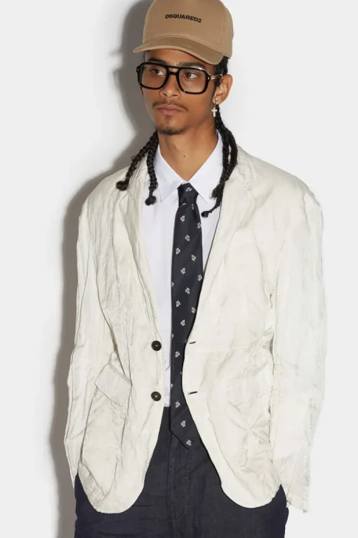 Patchwork Super Relax Shoulder Jacket