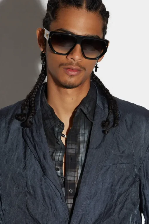 Patchwork Super Relax Shoulder Jacket