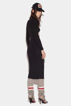Pick-A-Boo Long Dress