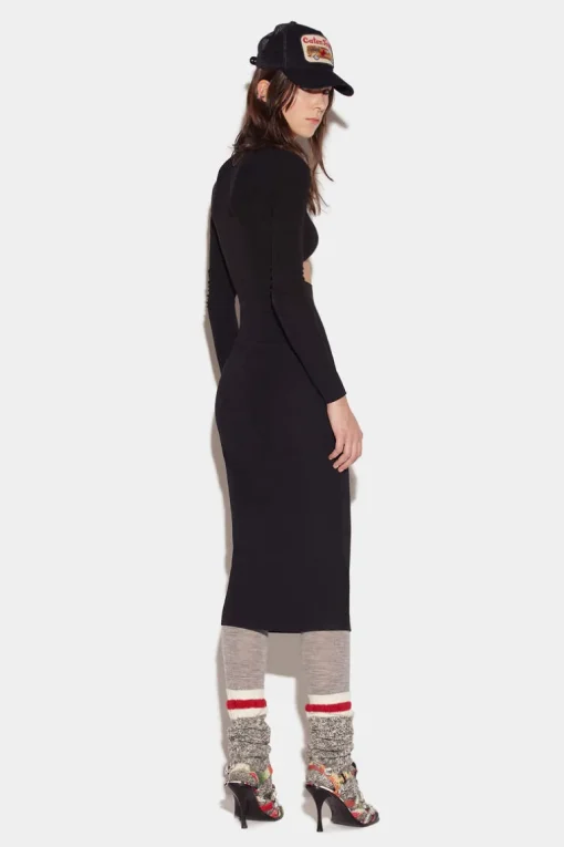Pick-A-Boo Long Dress