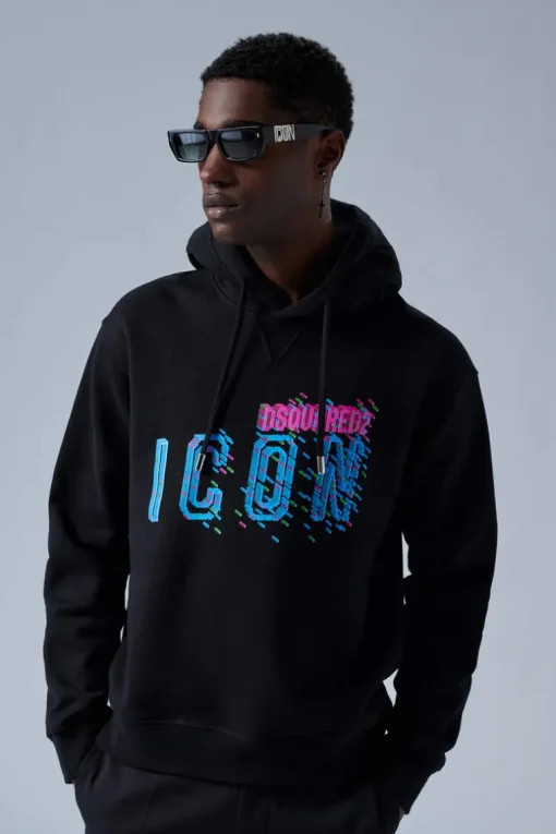 Pixeled Icon Cool Hoodie