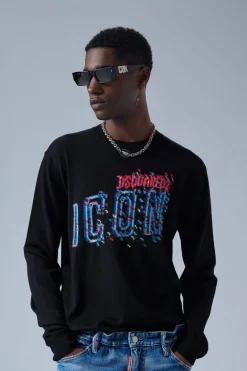 Pixeled Icon Crewneck Knit