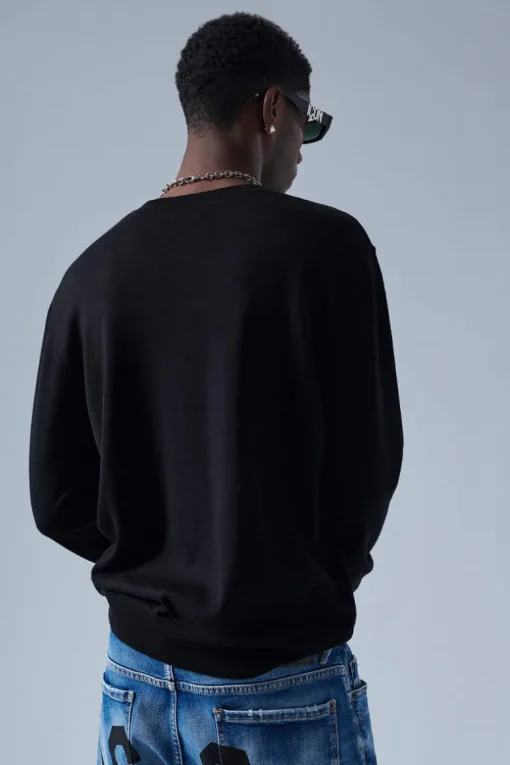 Pixeled Icon Crewneck Knit