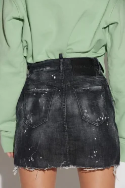 Raw Cut Mini Skirt