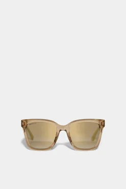 Refined Beige Sunglasses