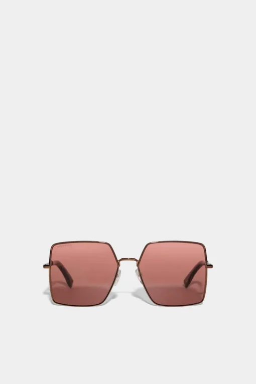 Refined Brown Horn Sunglasses