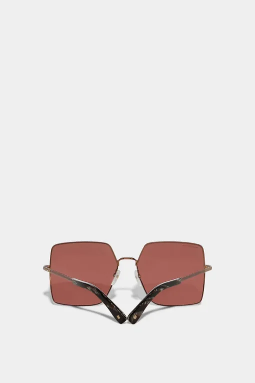 Refined Brown Horn Sunglasses