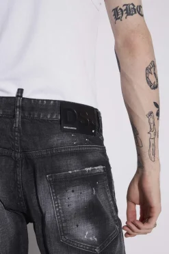 Ripped Knee Wash Sexy Twist Jeans