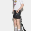 Rouched Mini Skirt