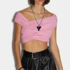 Ruffled Crop Top