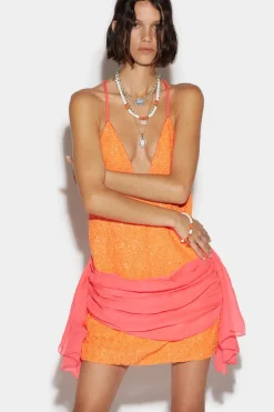 Sequined Drapy Dress