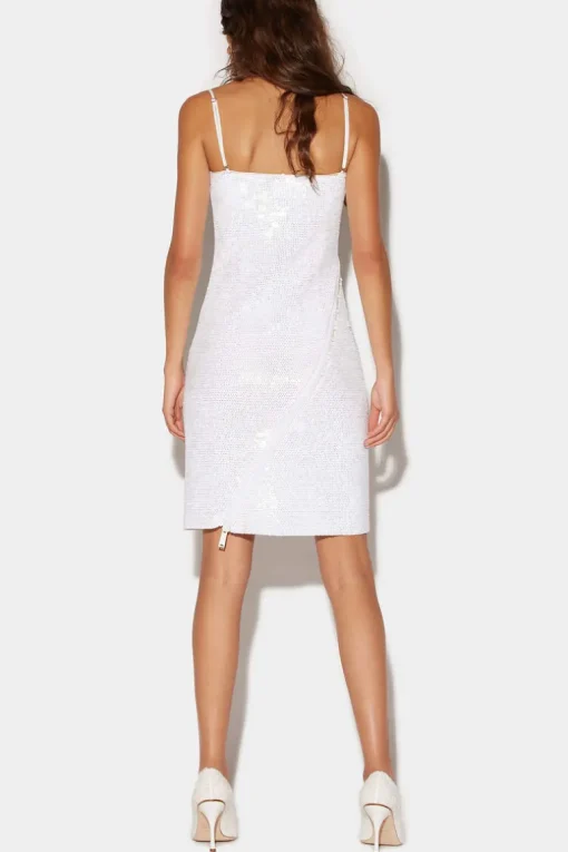 Sequinned Zip-Around Dress