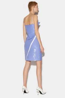 Sequinned Zip-Around Dress