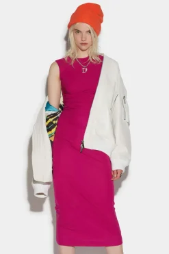Shirred Long Dress