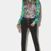 Smoke Black Bull Wash Cool Girl Cropped Jeans