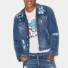 Smurfs Boxy Jeans Jacket