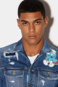 Smurfs Boxy Jeans Jacket