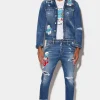 Smurfs Medium Ripped Wash Sailor Jeans