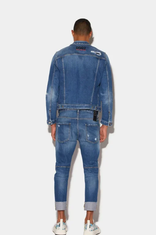 Smurfs Medium Ripped Wash Sailor Jeans
