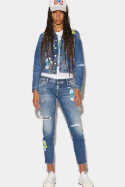 Smurfs Medium Ripped Wash Jennifer Jeans