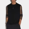 Sparkle Tank Over Cigarette T-Shirt