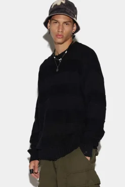 Stripe Destroy Knit
