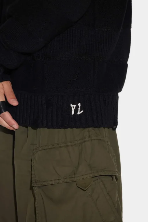 Stripe Destroy Knit