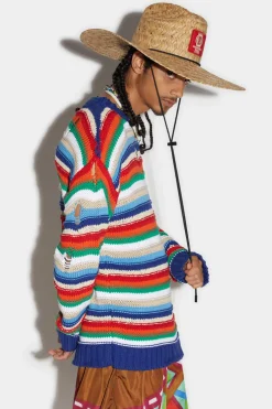 Striped Destroy Sweater