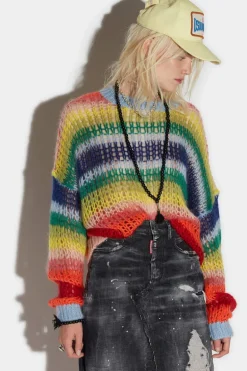 Striped Knit Sweater