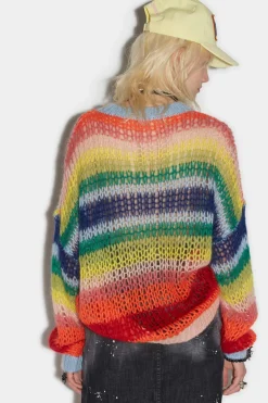 Striped Knit Sweater