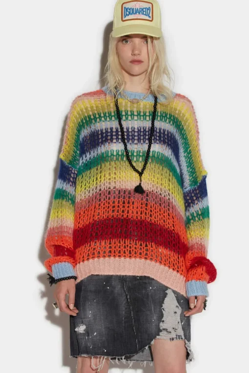 Striped Knit Sweater