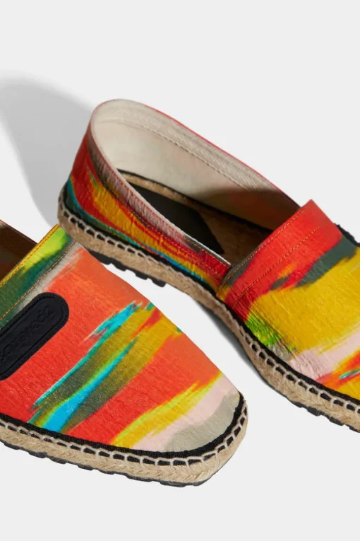 Sun Waves Camo Espadrilles