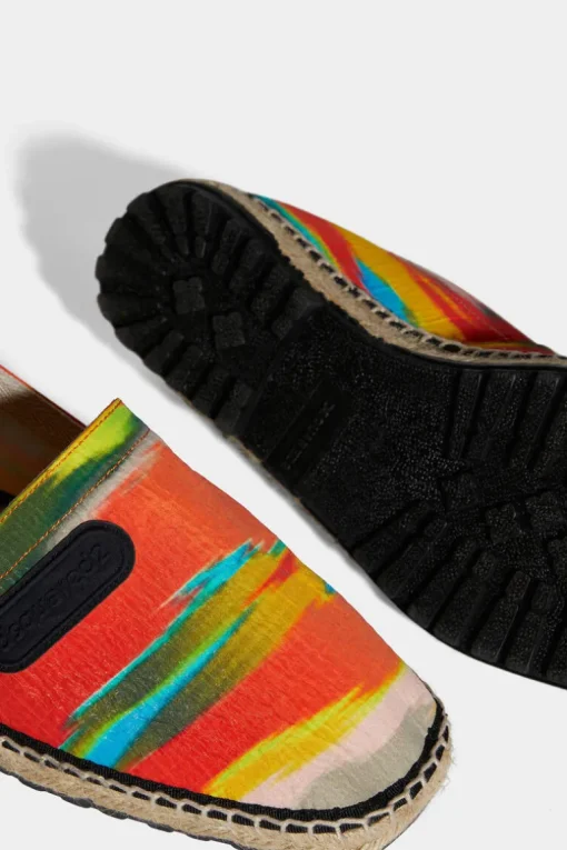 Sun Waves Camo Espadrilles