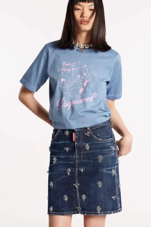 Super Negative Dyed Easy T-Shirt