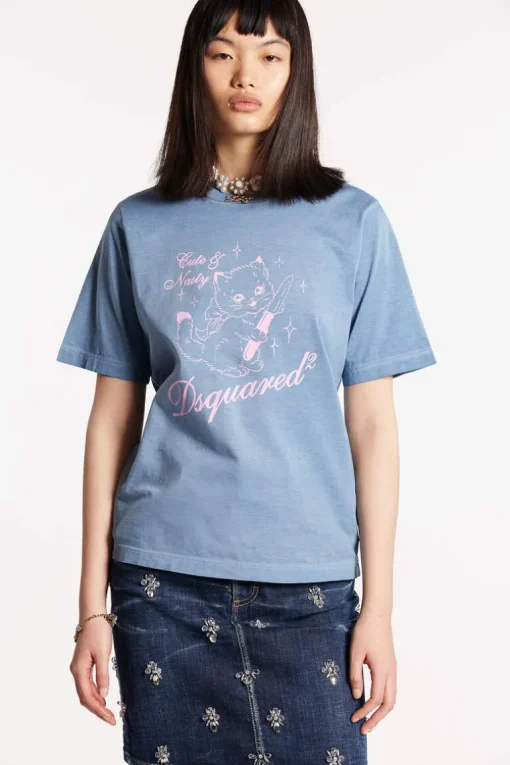 Super Negative Dyed Easy T-Shirt