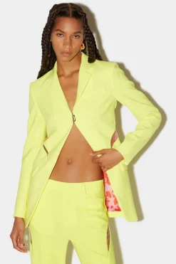 Tulle Panelled Blazer