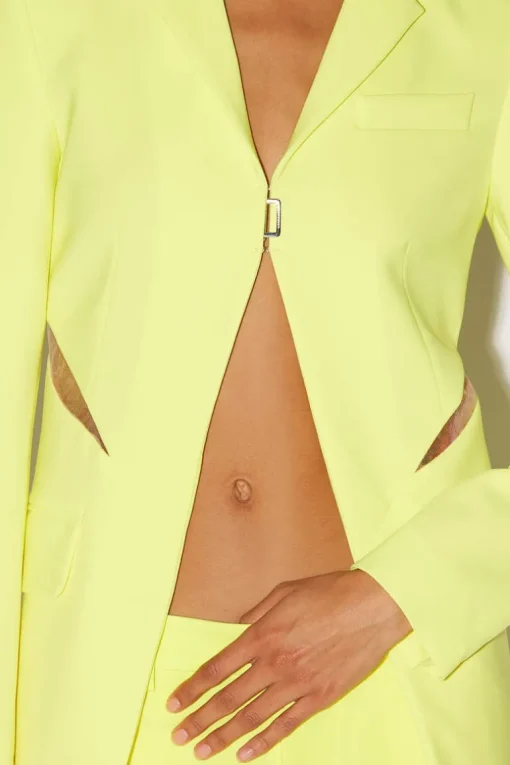 Tulle Panelled Blazer