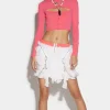 Zipped Mini Skirt