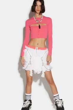 Zipped Mini Skirt