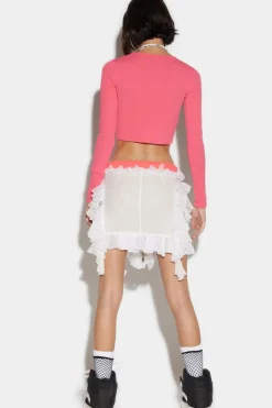 Zipped Mini Skirt